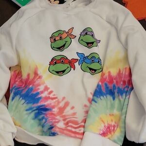 Kids Ninja Turtle Tie-Dye Sweatshirt